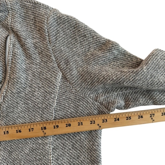 Eileen Fisher Ash Organic Cotton Twisted Terry Moto Jacket Womens XL Minimalist - Picture 13 of 16